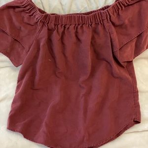 Off the shoulder top